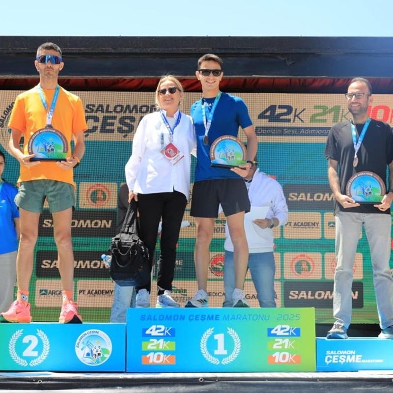 Salomon eme Maratonu'nda zirve Ahmet Bayram'n