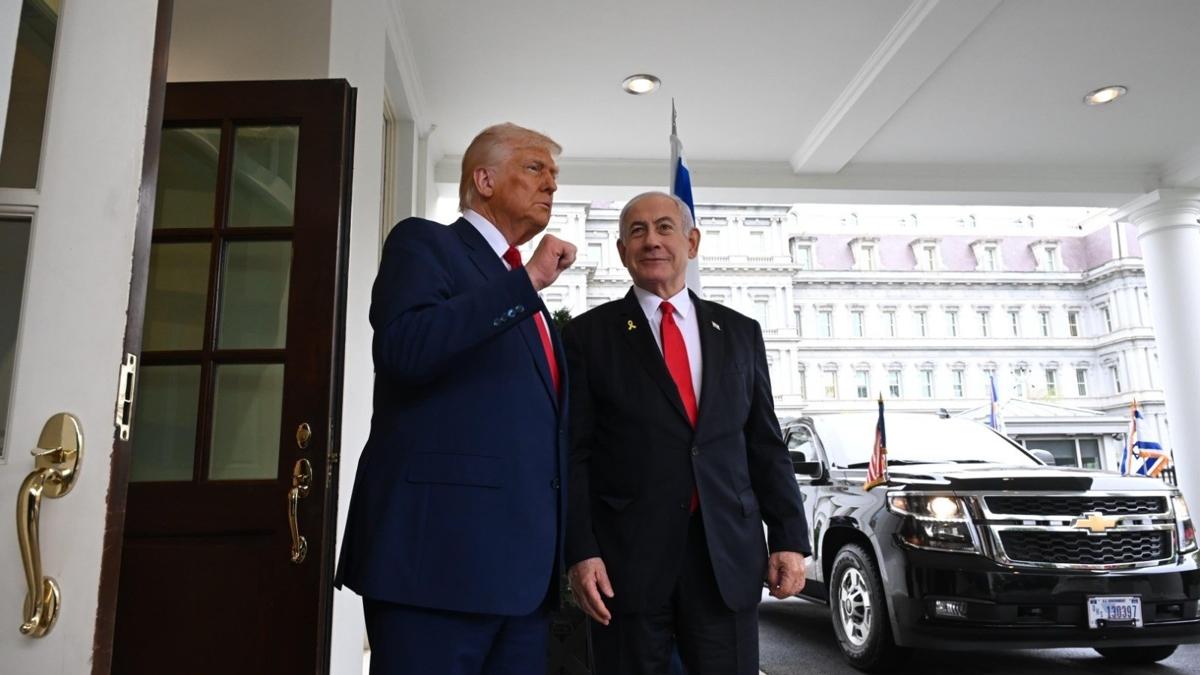 Trump'tan Abbas ve ara srprizi: Bir tek Netanyahu yok