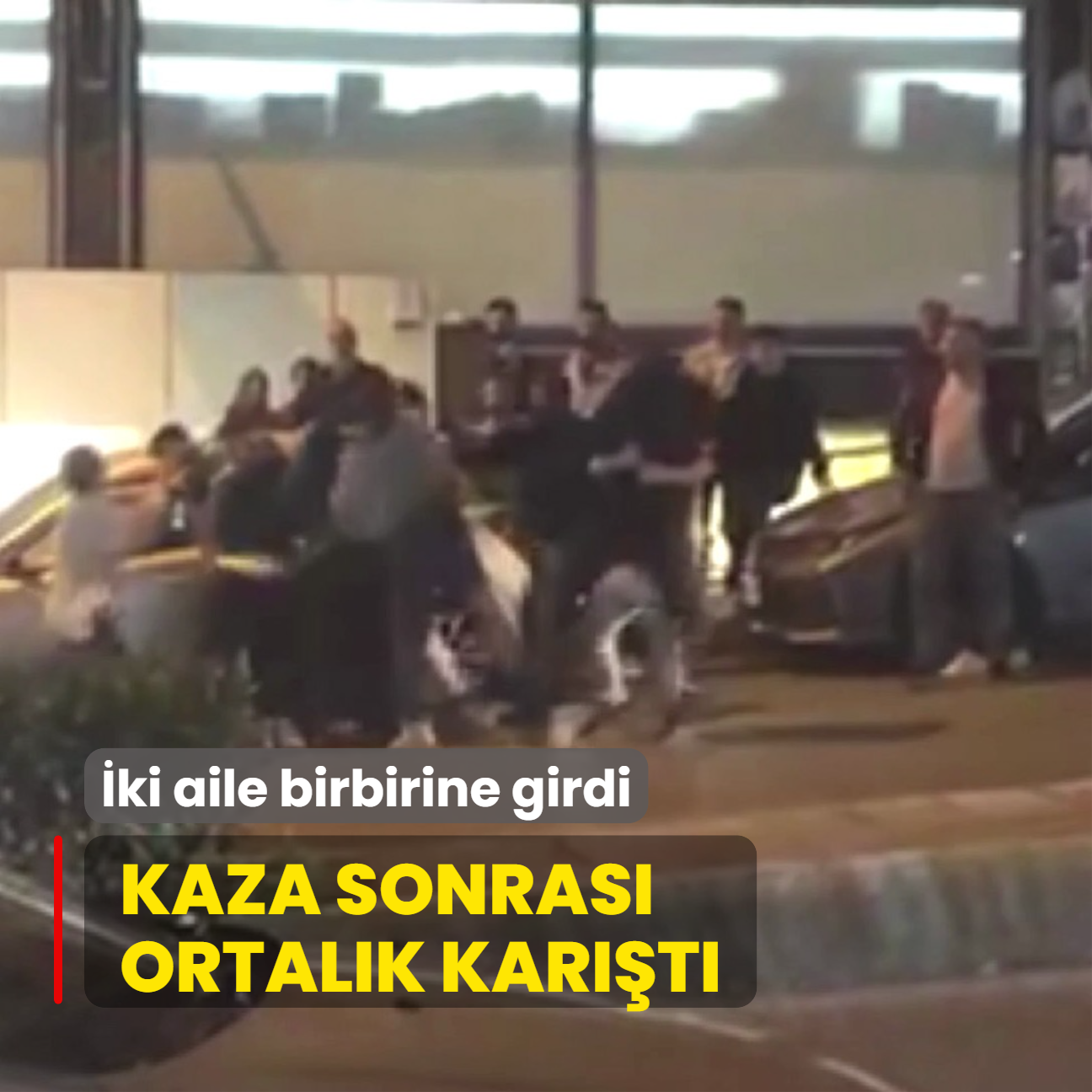 Kaza sonras ortalk kart! ki aile birbirine girdi
