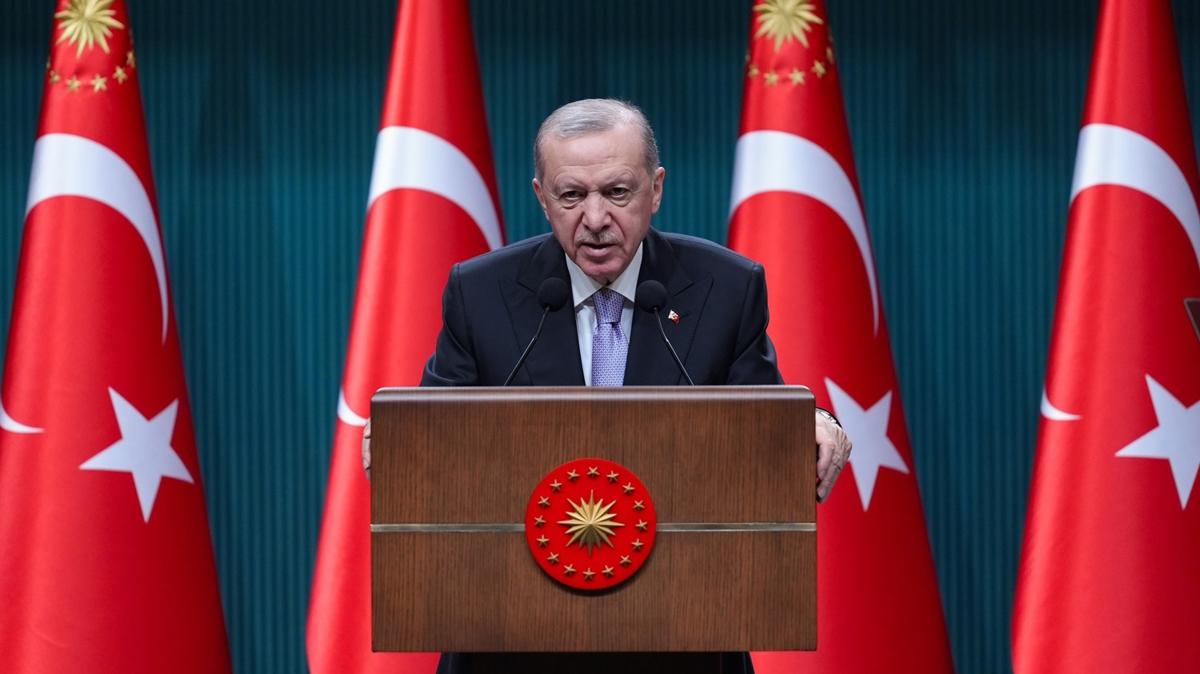 Bakan Erdoan'dan terrsz Trkiye mesaj: Bugn kritik bir eii atk