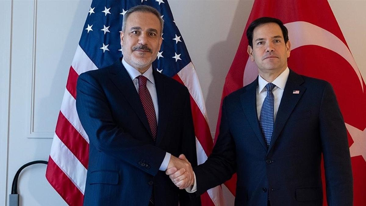 Dileri Bakan Fidan, ABD Dileri Bakan Rubio ile grt
