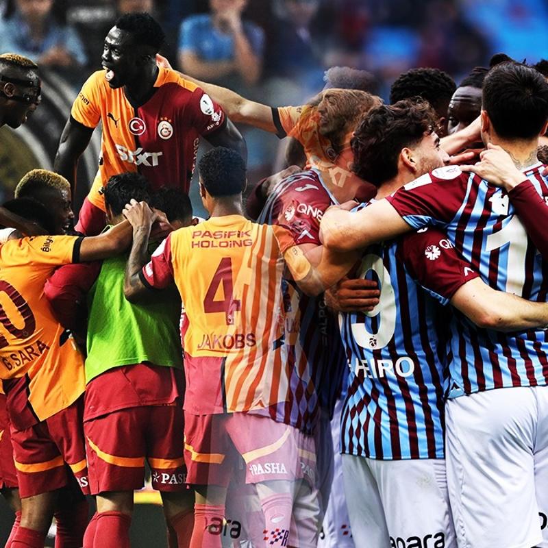 Dev finale doru! Trabzonspor ve Galatasaray'n kadrosu belli oldu
