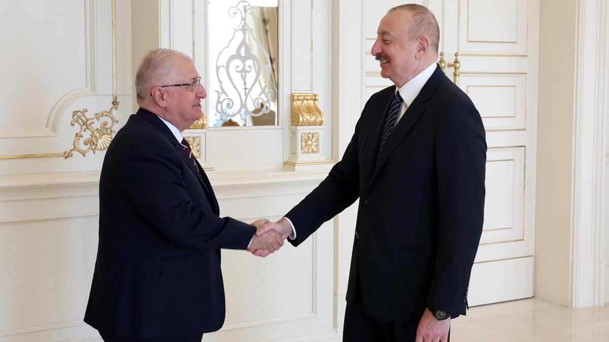 Aliyev, Bakan Gler'i kabul etti