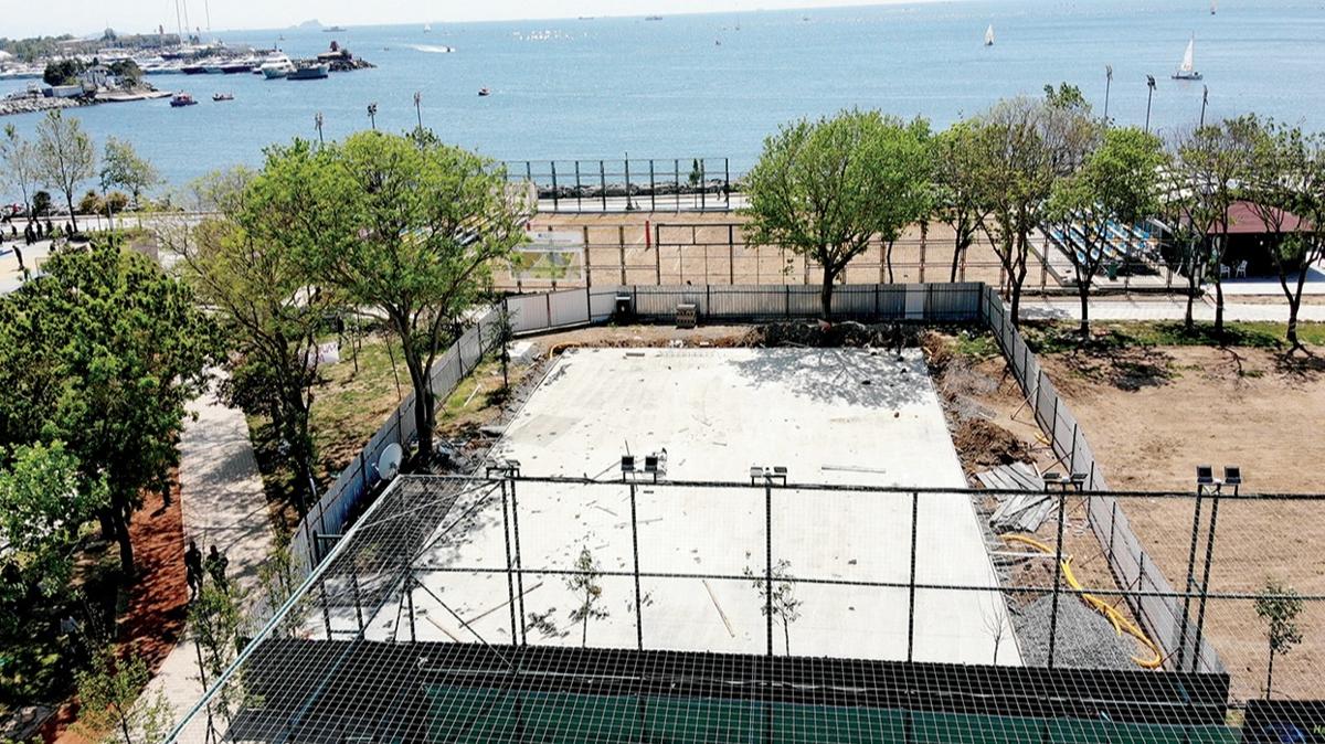 CHP'li belediye park betona bodu... Vatandalar duruma isyan etti!
