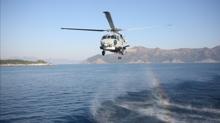 MSB aklad: Askeri helikopter denize acil ini yapt