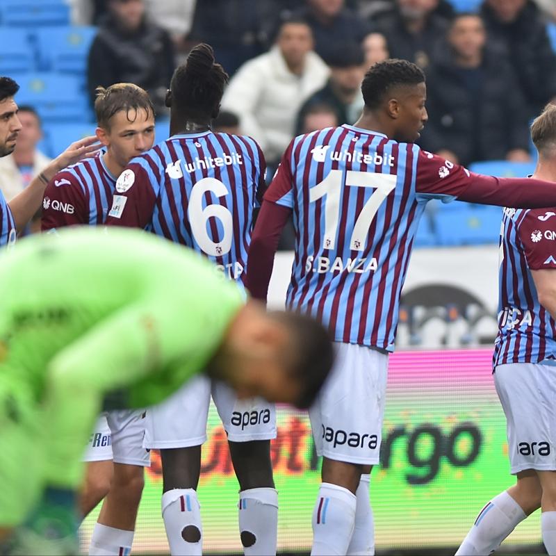 Trabzonspor'un final yolu! Kupa da yenilgisi yok