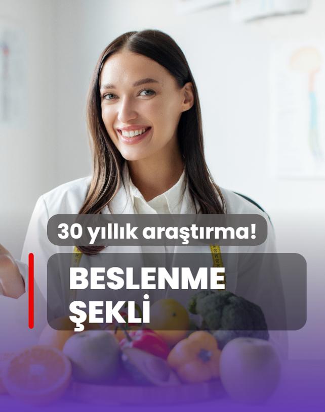30 yllk aratrma! Beslenme ekli yaam sresini etkiliyor