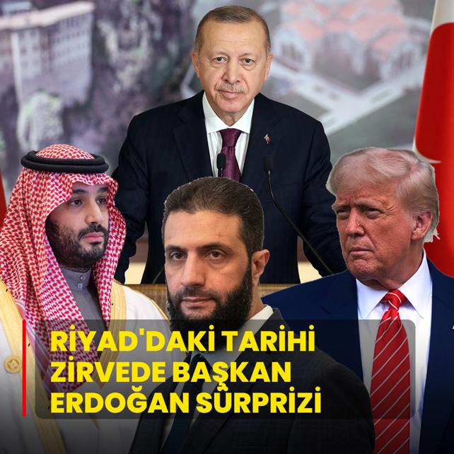 Riyad'daki tarihi zirvede Bakan Erdoan srprizi