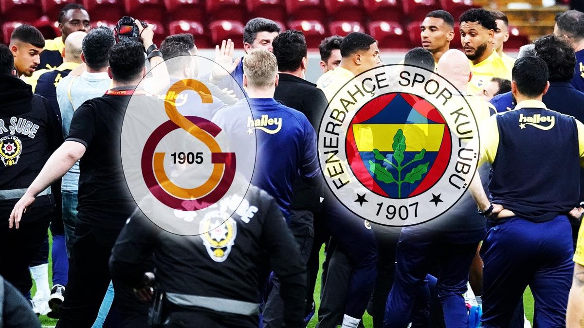 Olayl Galatasaray-Fenerbahe derbisi sonras karar! Zorla getirme talimat