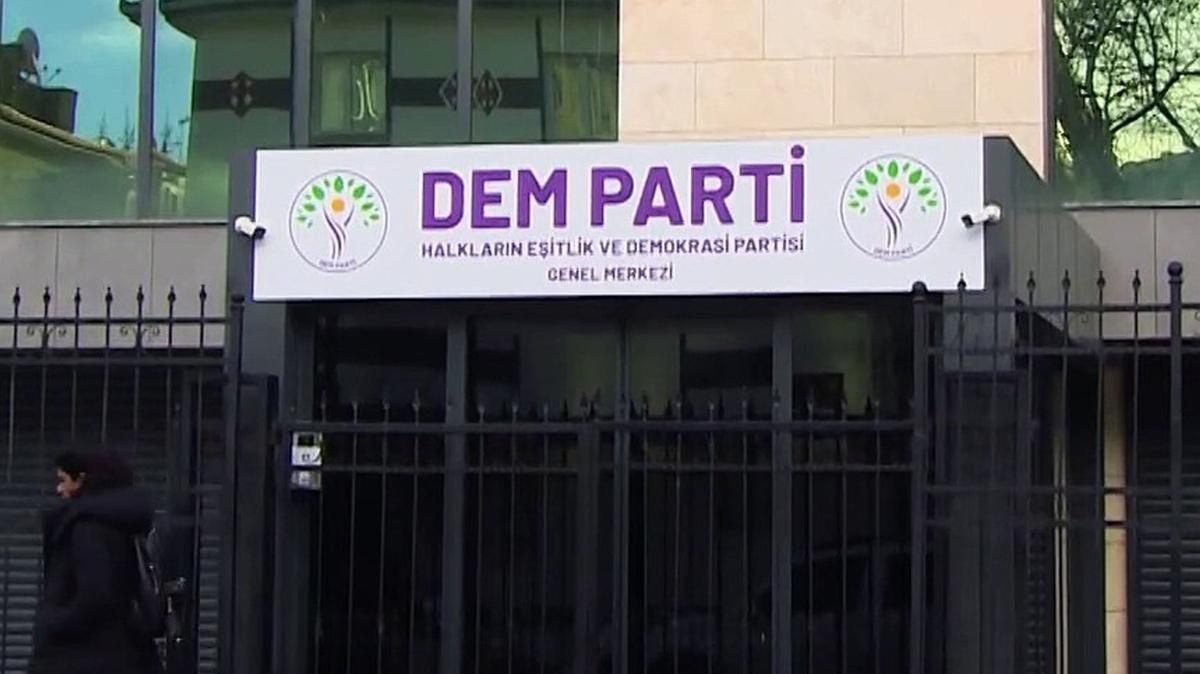Terrsz Trkiye dnemi balyor! DEM'den "ortak vatan" k
