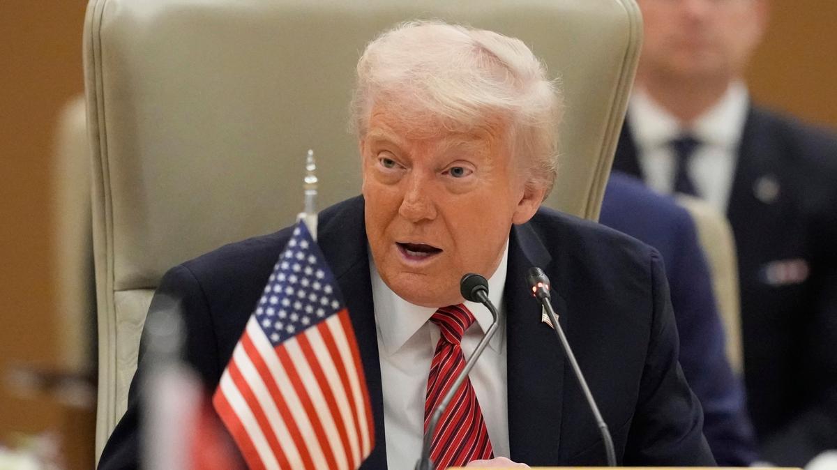 Trump'tan Riyad'da Bakan Erdoan mesaj: Karar grmenin ardndan aldm