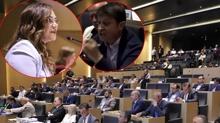 CHP'liler arasnda otopark kavgas! Salon buz kesti