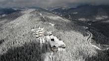 Ilgaz Da eteklerine Mays'ta kar yad