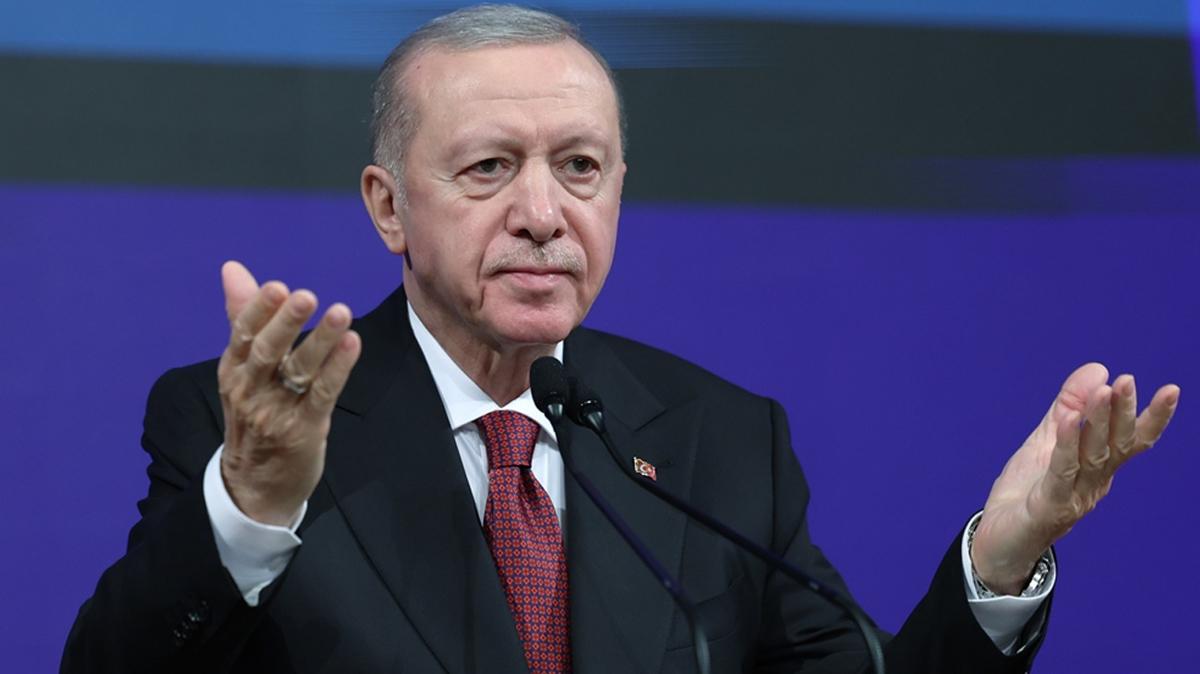 Bakan Erdoan'dan Terrsz Trkiye mesaj: En byk eserimiz olacak