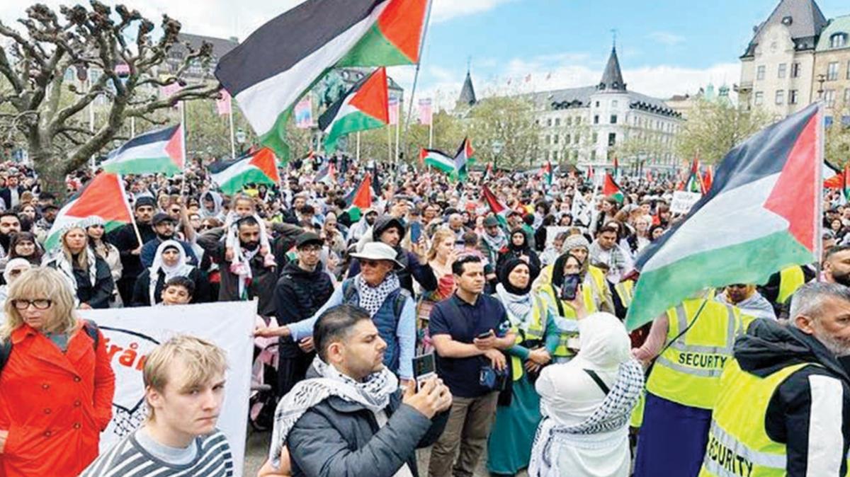 Eurovision'da srail'e protesto!