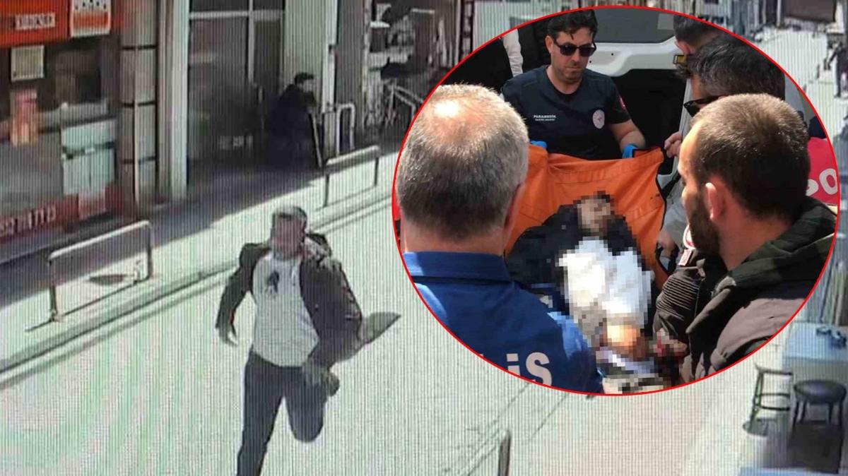Ablasn karan genci gsnden vurdu! Dehet anlar saniye saniye grntlendi