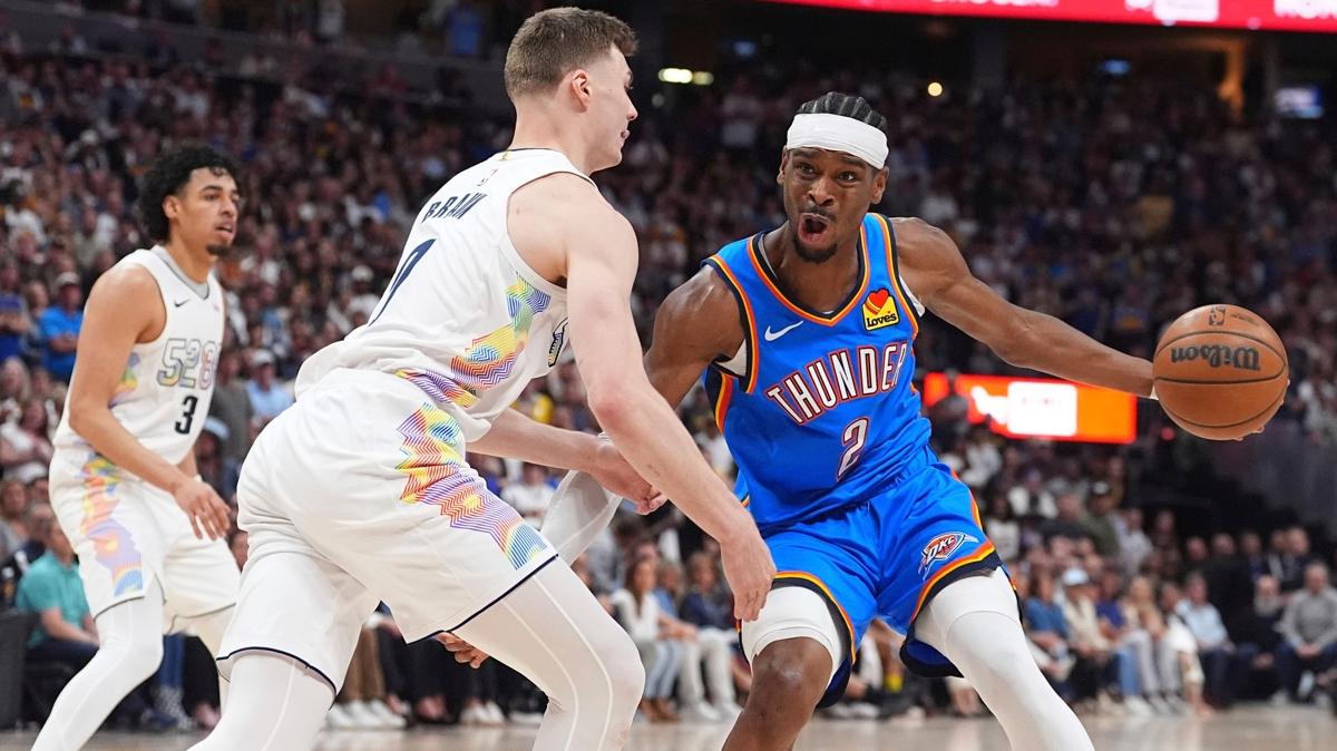 Denver Nuggets, Oklahoma City Thunder karsnda seriye eitlii getirdi