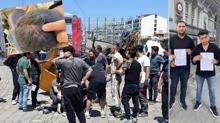 CHP mitingi ncesi gazetecilere darp! Altun'dan knama