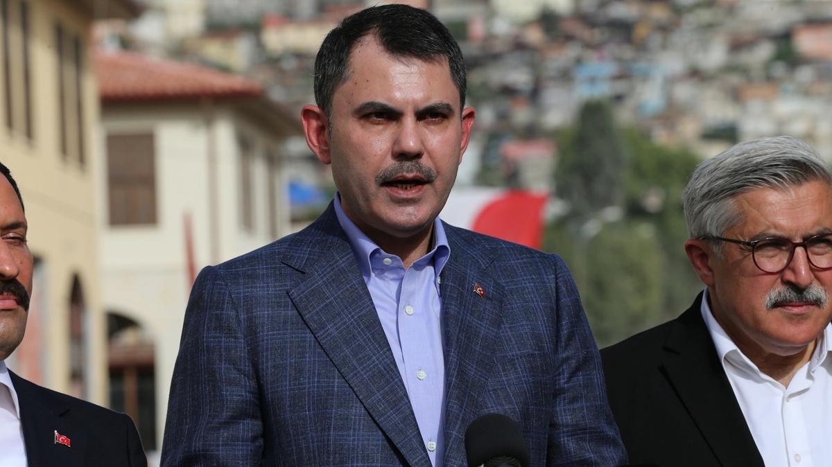 Bakan Kurum: Tek bir afetzede kardeimizi akta brakmayacaz