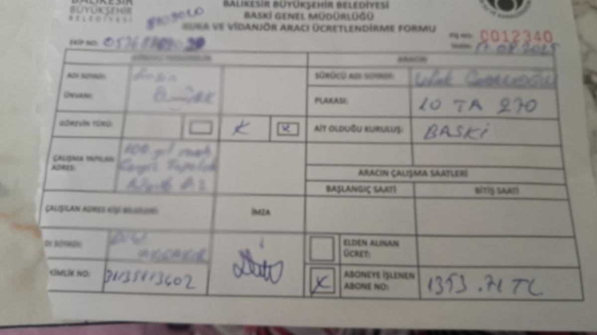 CHP'den vatandaa parayla hizmet! Faturay grnce akna dndler