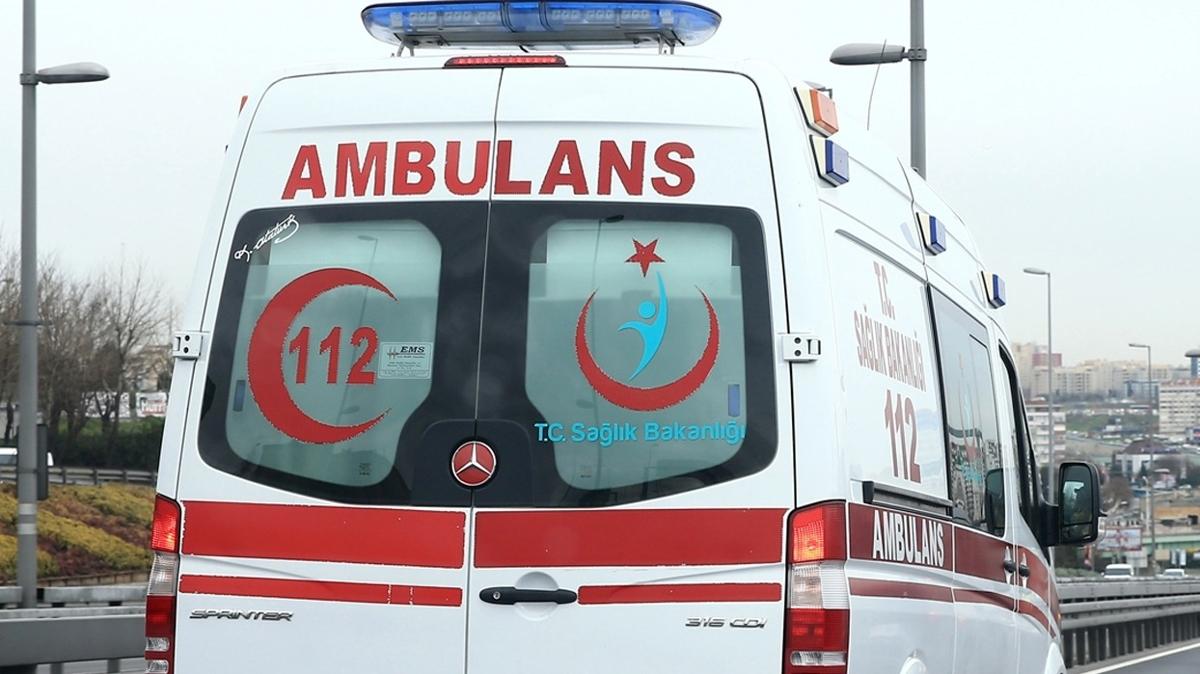 Grntler tepki toplamt! Ambulansa yol vermeyen dn konvoyuna ceza