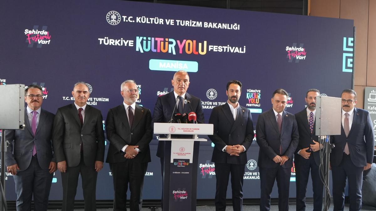 Manisa'da Trkiye Kltr Yolu Festivali balad