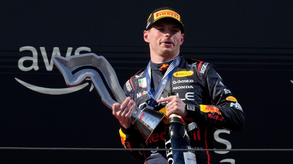 F1'de sezonun yedinci etabn Max Verstappen kazand