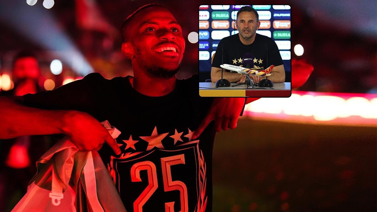 Okan Buruk'tan Osimhen aklamas! Takmda kalacak m"