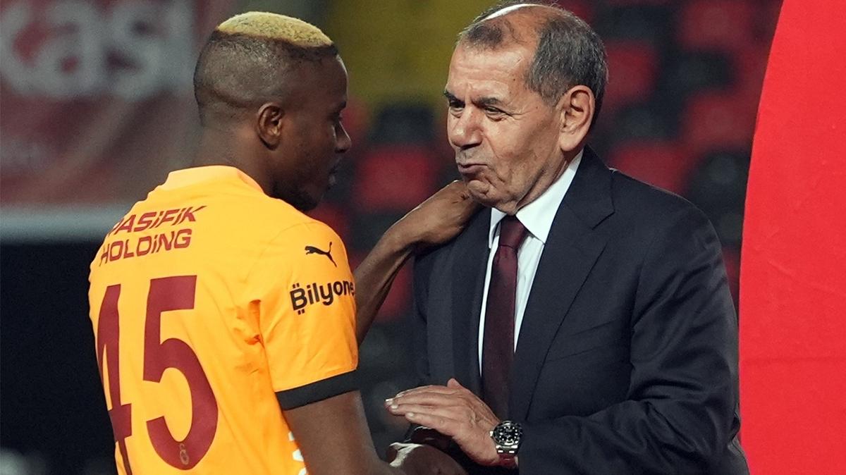 Dursun zbek: Osimhen'le grmelerimiz devam ediyor