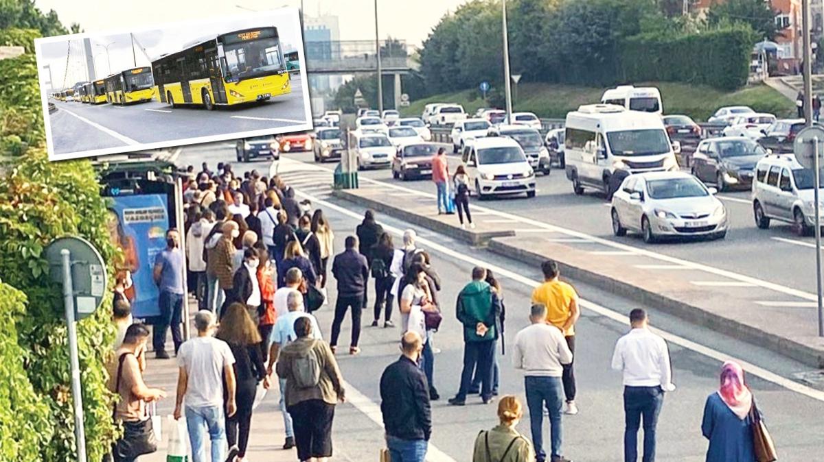 stanbul perembe gn kaosa uyanacak! 3 bin 41 otobs kontak kapatacak