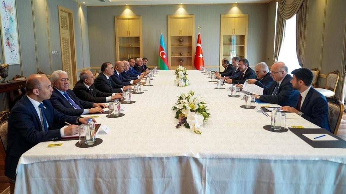 Cevdet Ylmaz ile Adalet Veliyev bir araya geldi: Azerbaycan ile mttefiklik dzeyi ileri tanacak