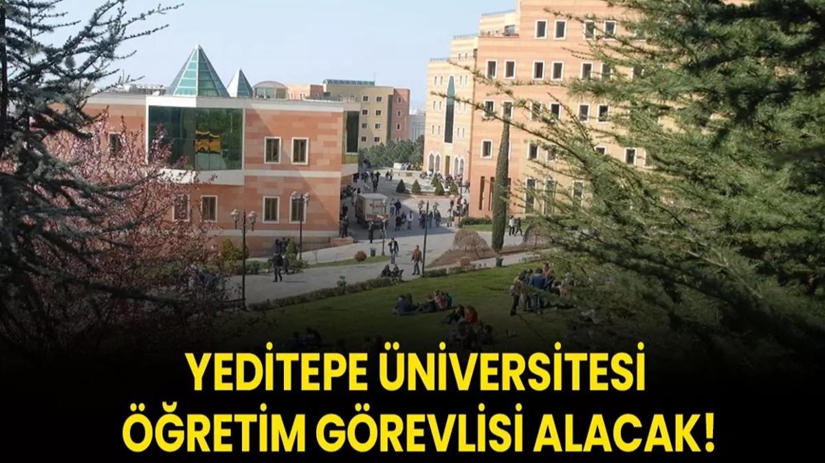 Yeditepe niversitesi retim Grevlisi alacak!
