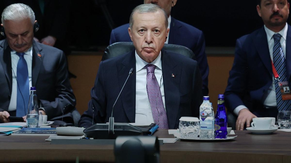 Bakan Erdoan'dan Trk dnyasna KKTC ars: Hak mcadelesine omuz verilmesini bekliyoruz