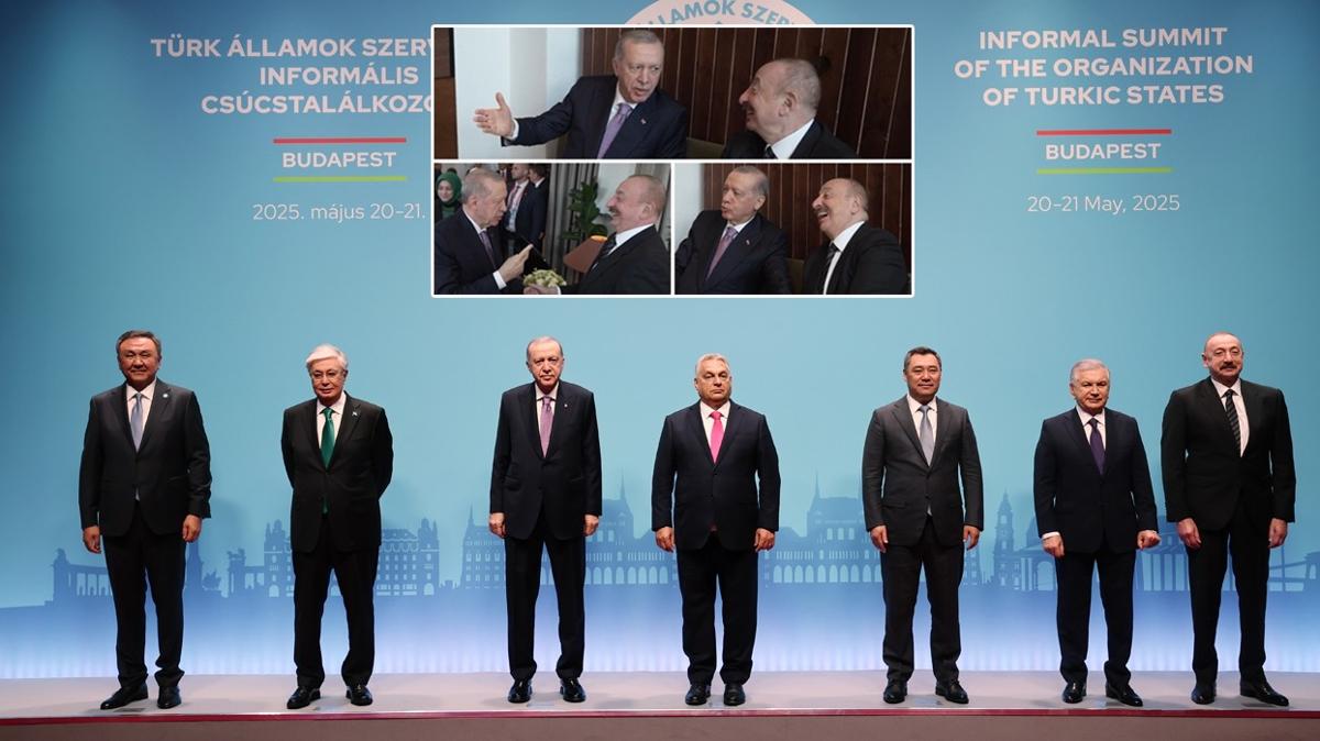 Budapete'de samimi diyalog: Bakan Erdoan-Aliyev dostluu damga vurdu