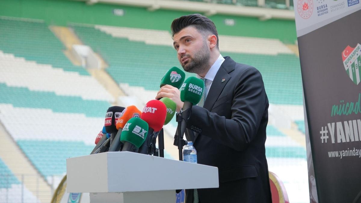 Bursaspor Bakan elik'ten Sper Lig ve Avrupa szleri