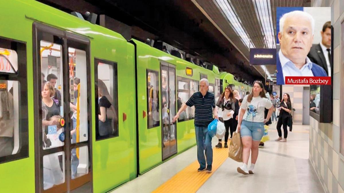 Metro seferleri stajyerlere emanet! CHP'deki grev krizi Bursa'ya srad