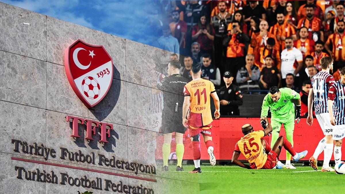 PFDK kararlar akland! Trabzonspor ve Galatasaray'a ceza