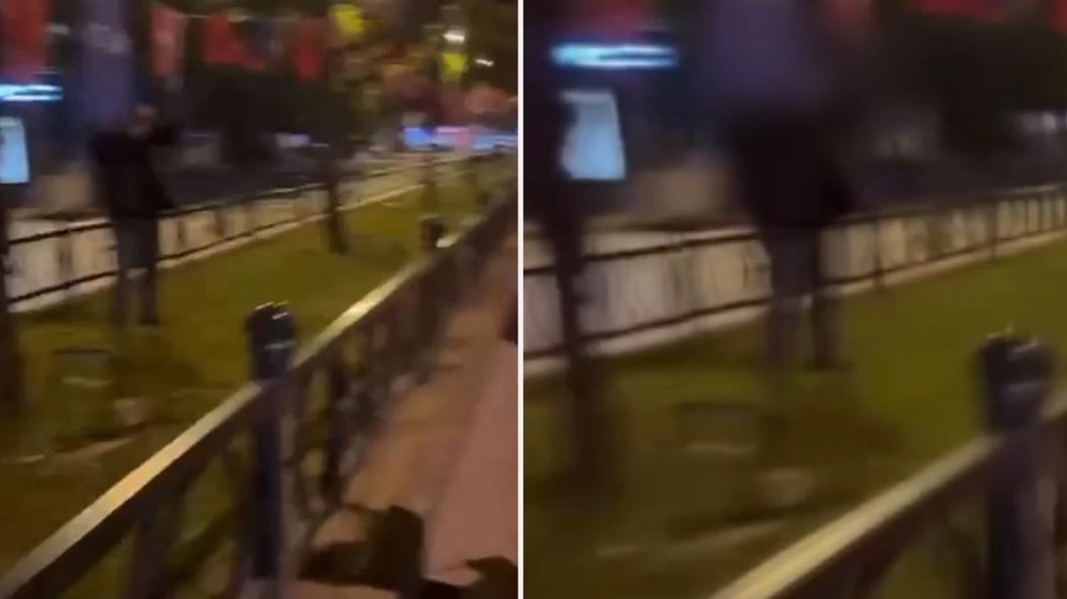 Trk bayran yakmaya alt... Ekipler kskvrak yakalad
