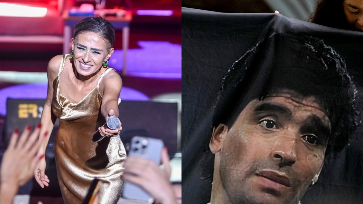 Yldz Tilbe'den ilgin Maradona k! "lm, ok ardm"