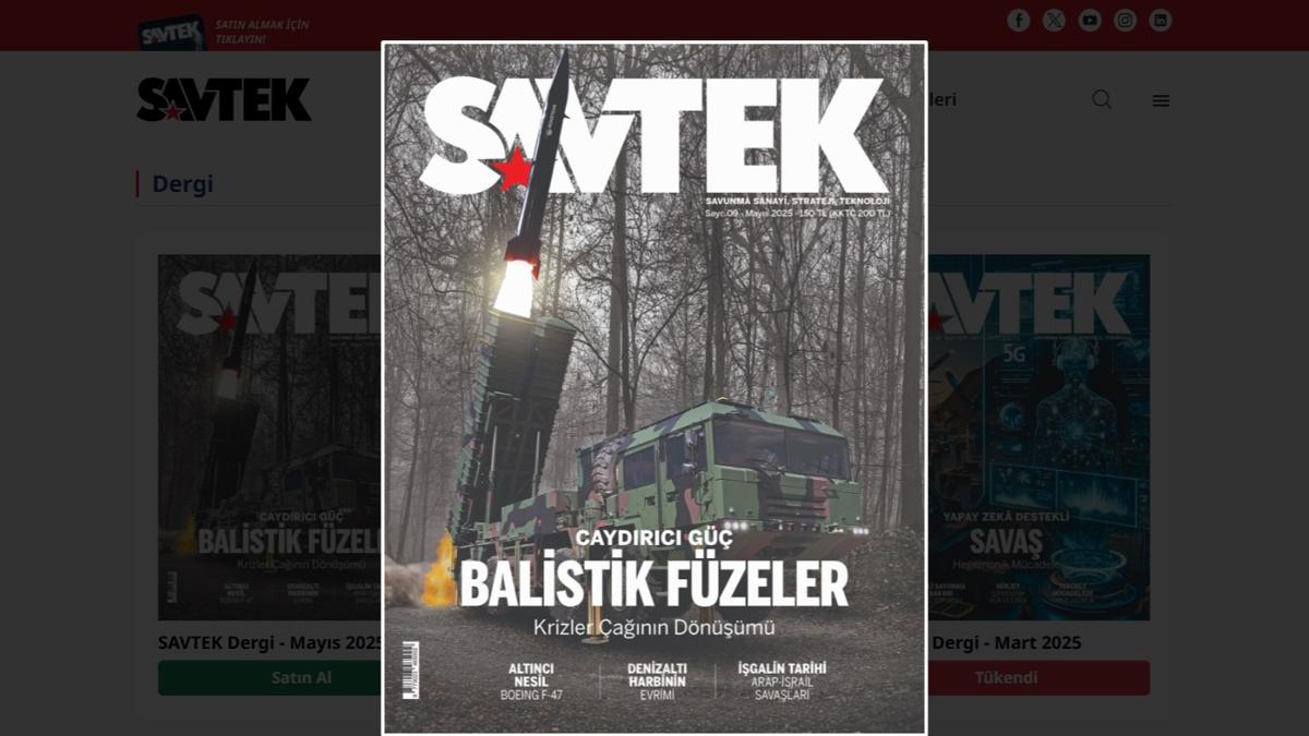 SAVTEK Dergi online sata ald