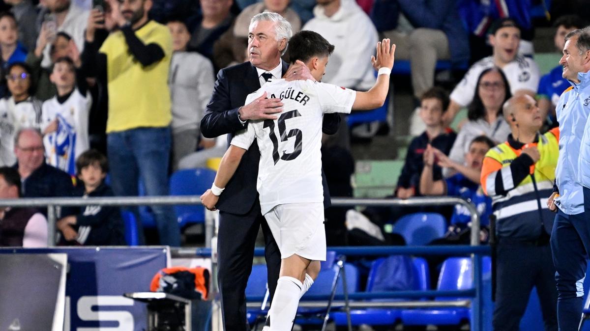 Arda Gler, hocas Carlo Ancelotti'ye veda etti