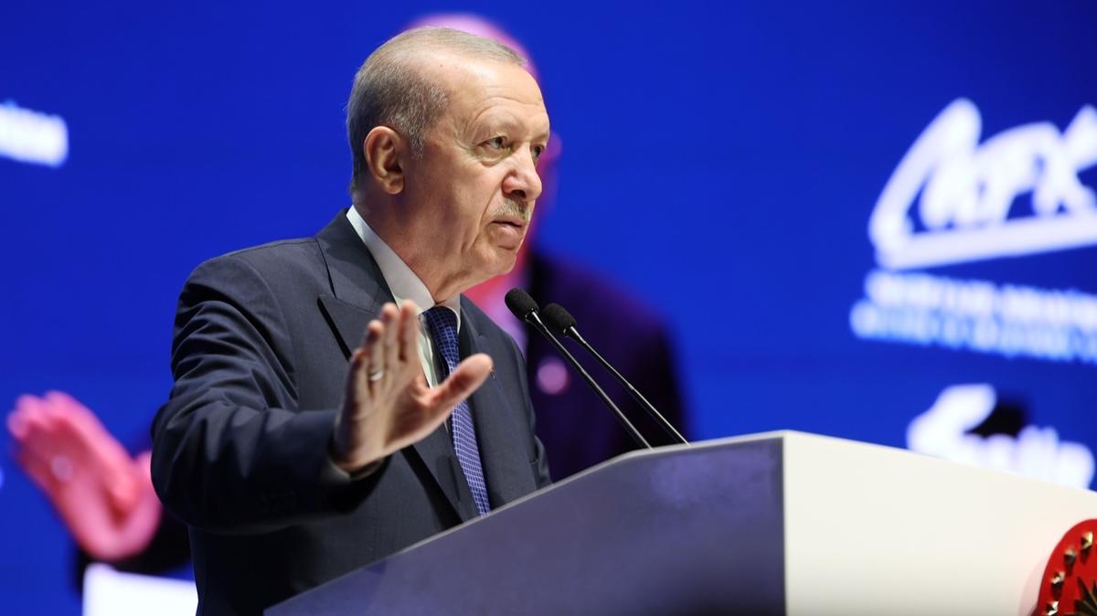 Bakan Erdoan'dan 'Terrsz Trkiye' mesaj: ok salam bir temel zerinde ykselteceiz