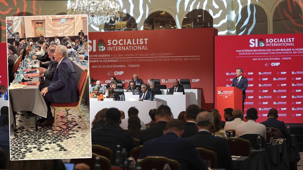 Mansur Yava, Sosyalist Enternasyonal toplantsna katld