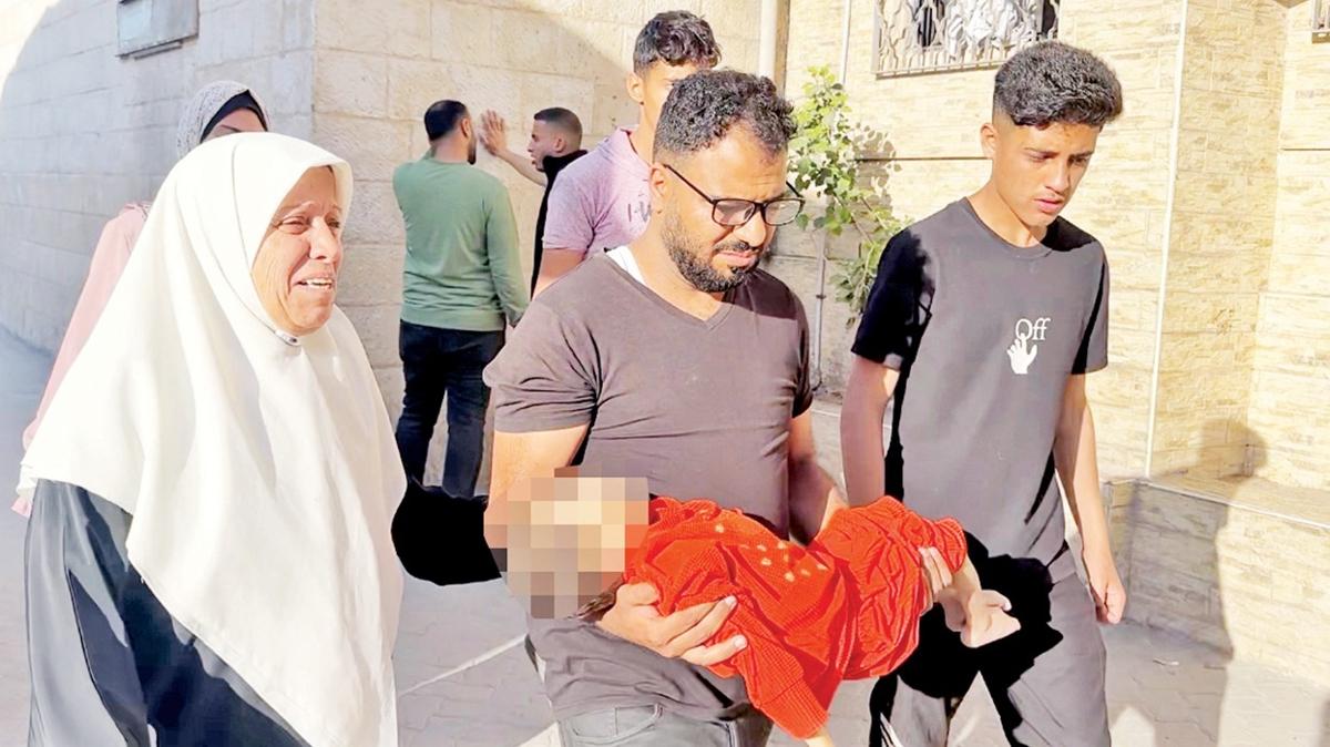 Gazze'de alktan 326. lm
