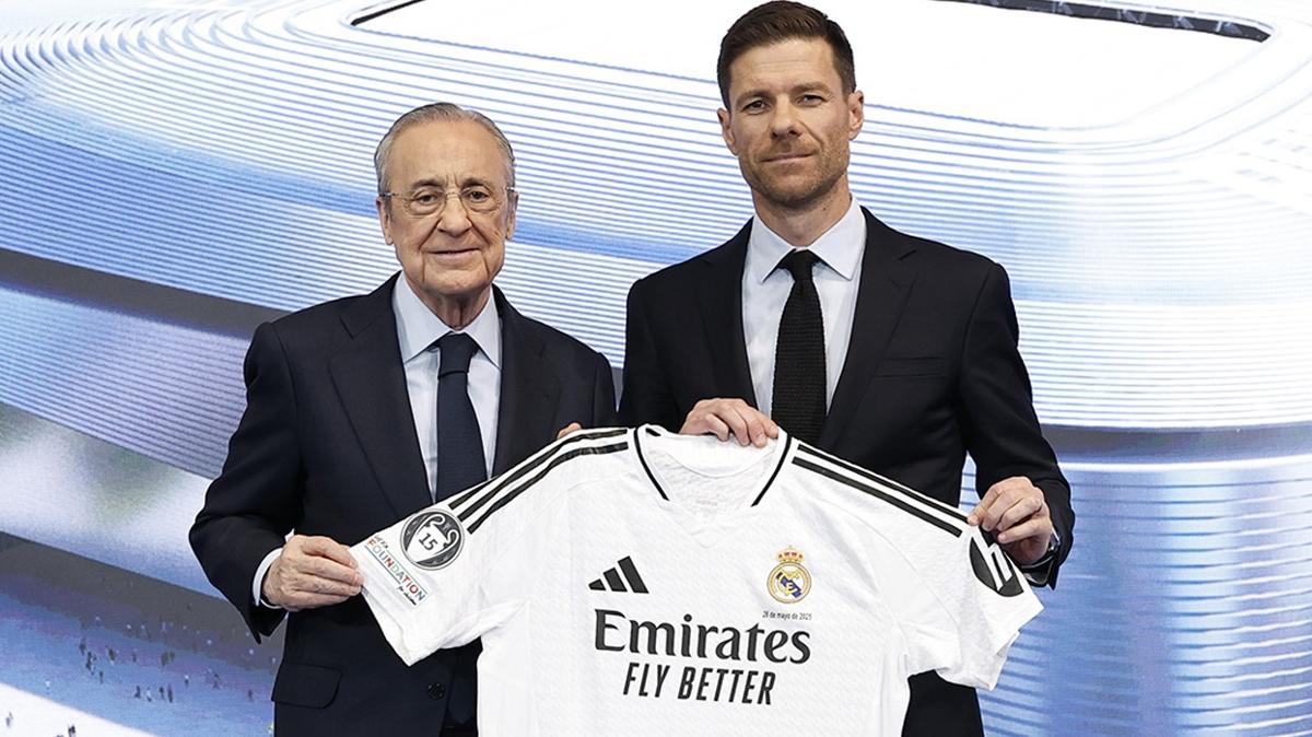 Real Madrid'de yeni teknik direktr Xabi Alonso, basna tantld