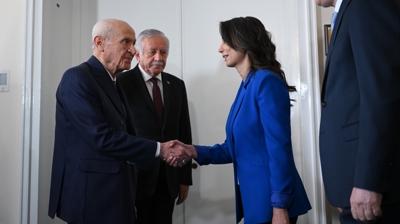 Terrsz Trkiye hedefi... MHP Genel Bakan Baheli, DEM Parti heyetini kabul etti