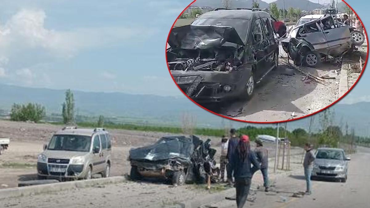 Onlarca arac kat gibi biti! Havaliman yolunda feci kaza