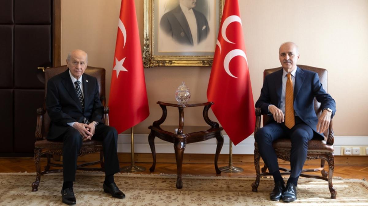 TBMM Bakan Kurtulmu, MHP Genel Bakan Baheli'yi ziyaret edecek