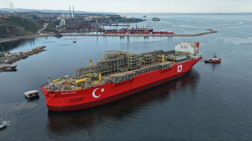 Karadeniz'e 20 yllk doal gaz ss... Osman Gazi yeni grevine hazr