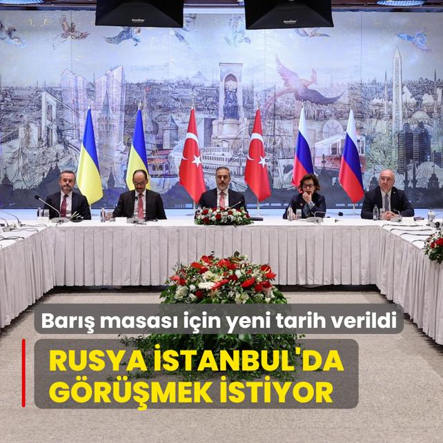 Bar masas iin yeni tarih verildi... Rusya stanbul'da grmek istiyor